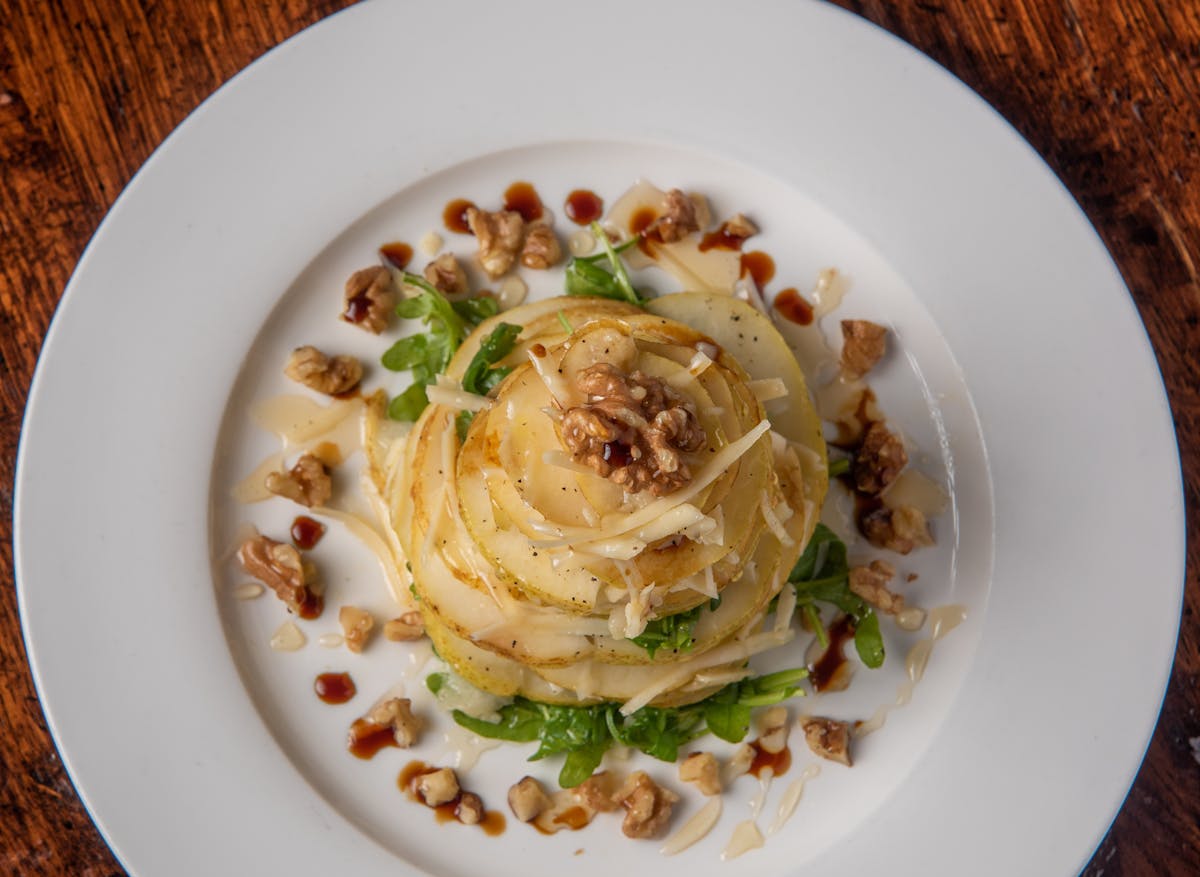 a bowl of food on a plate