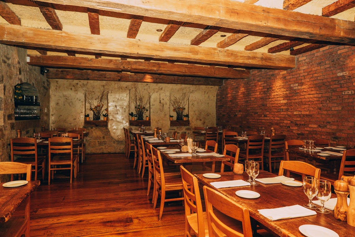 a dining room table