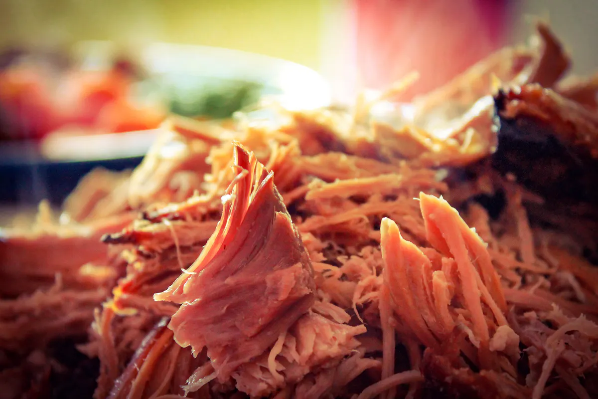 a close up of a plate of food
