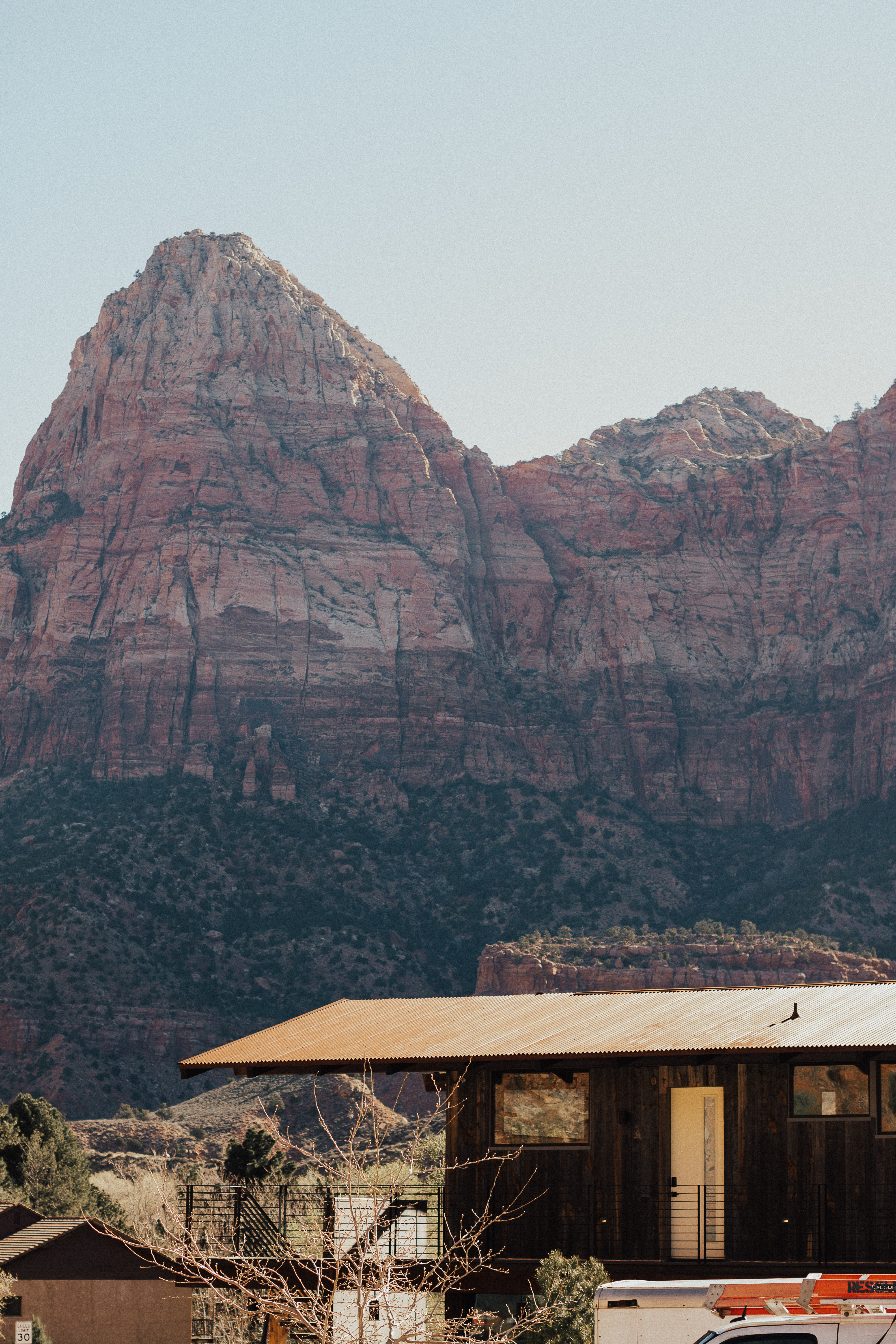 a close up of a mountain