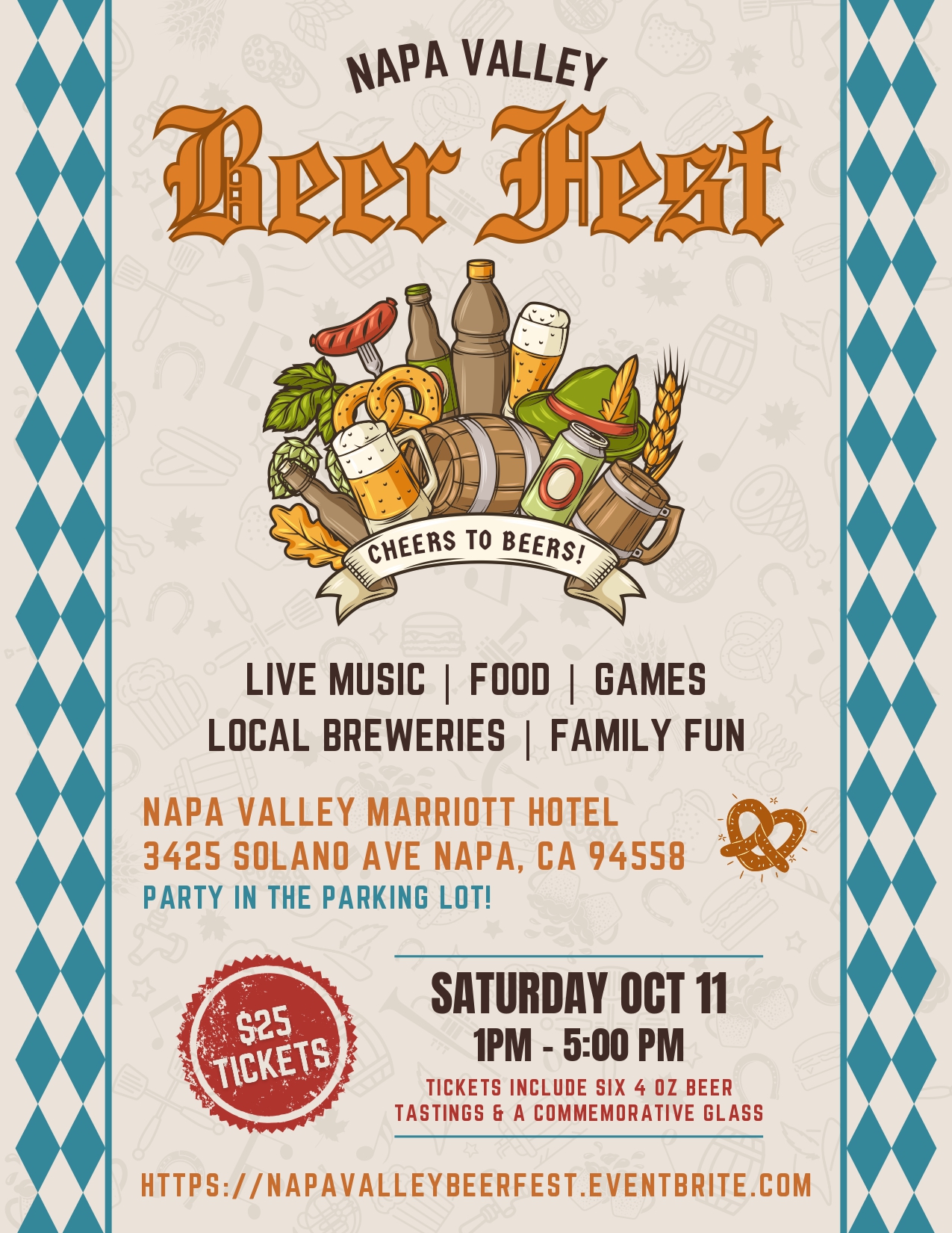 Napa Valley Beer Fest on Saturday, October 11th | Little Summer |  Mediterranean Cuisine in Napa, CA