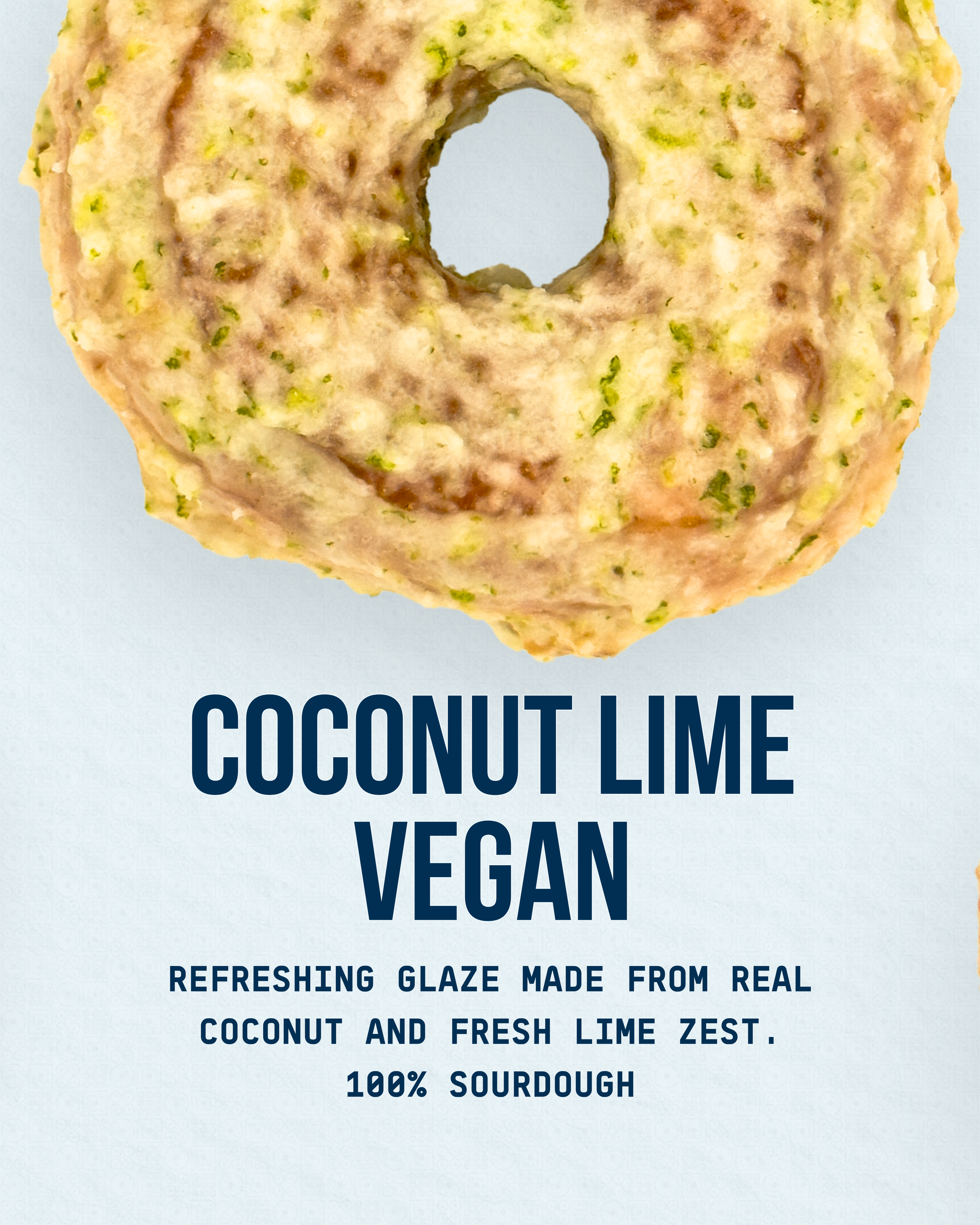 Coconut Lime Vegan Sourdoughnut from Doughnut Plant