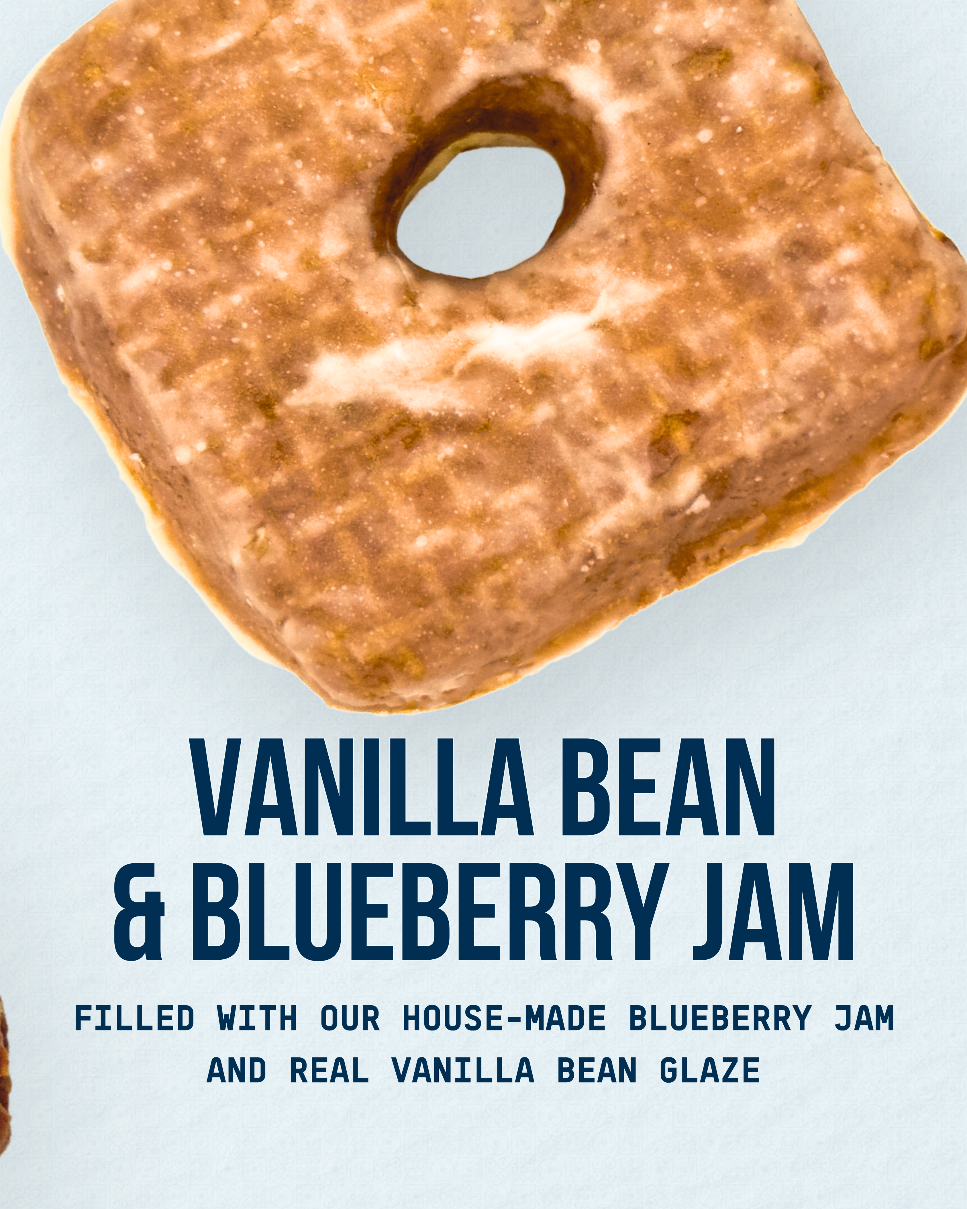 Vanilla Bean & Blueberry Jam Doughnut from Doughnut Plant