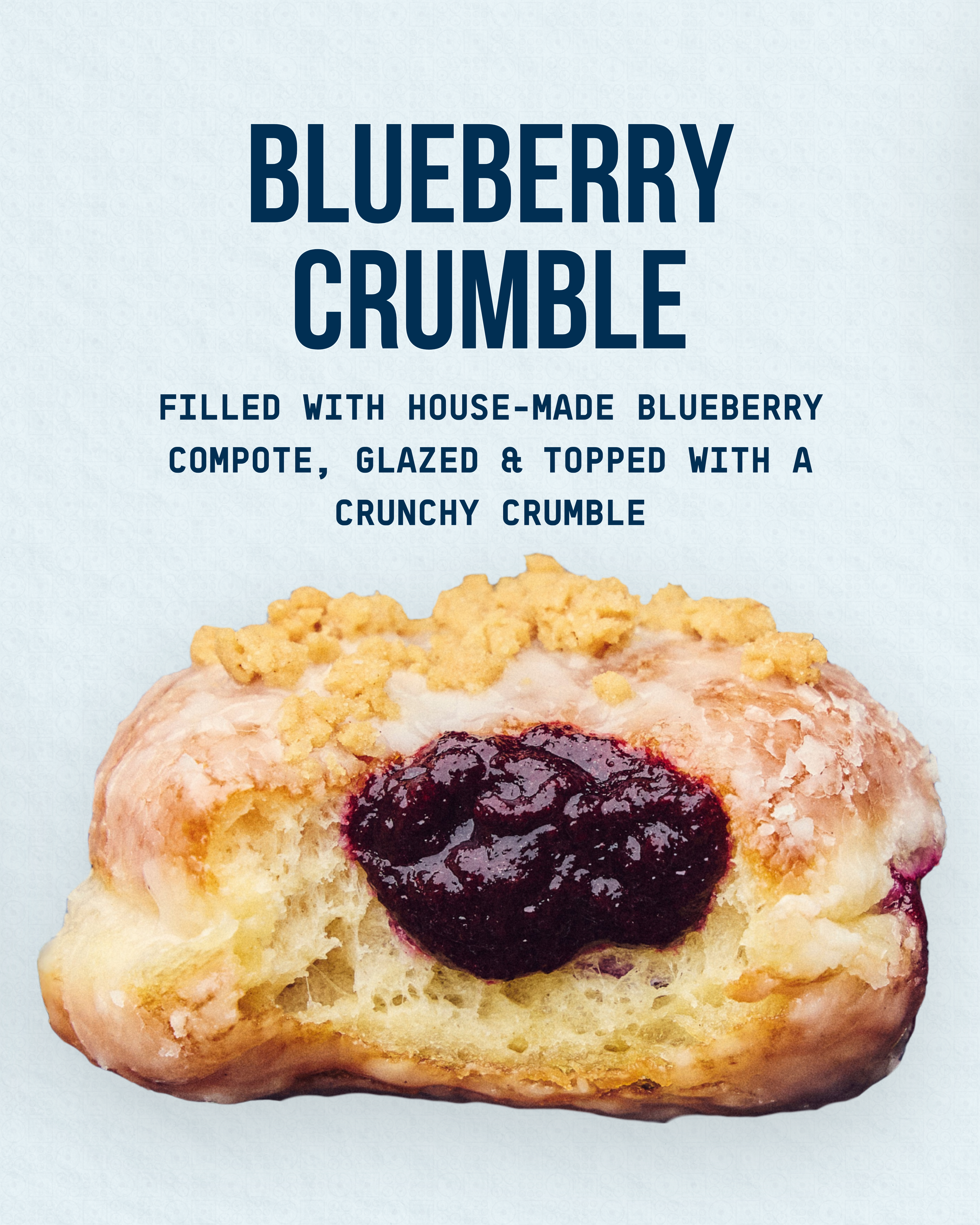 Blueberry Crumble Doughnut from Doughnut Plant