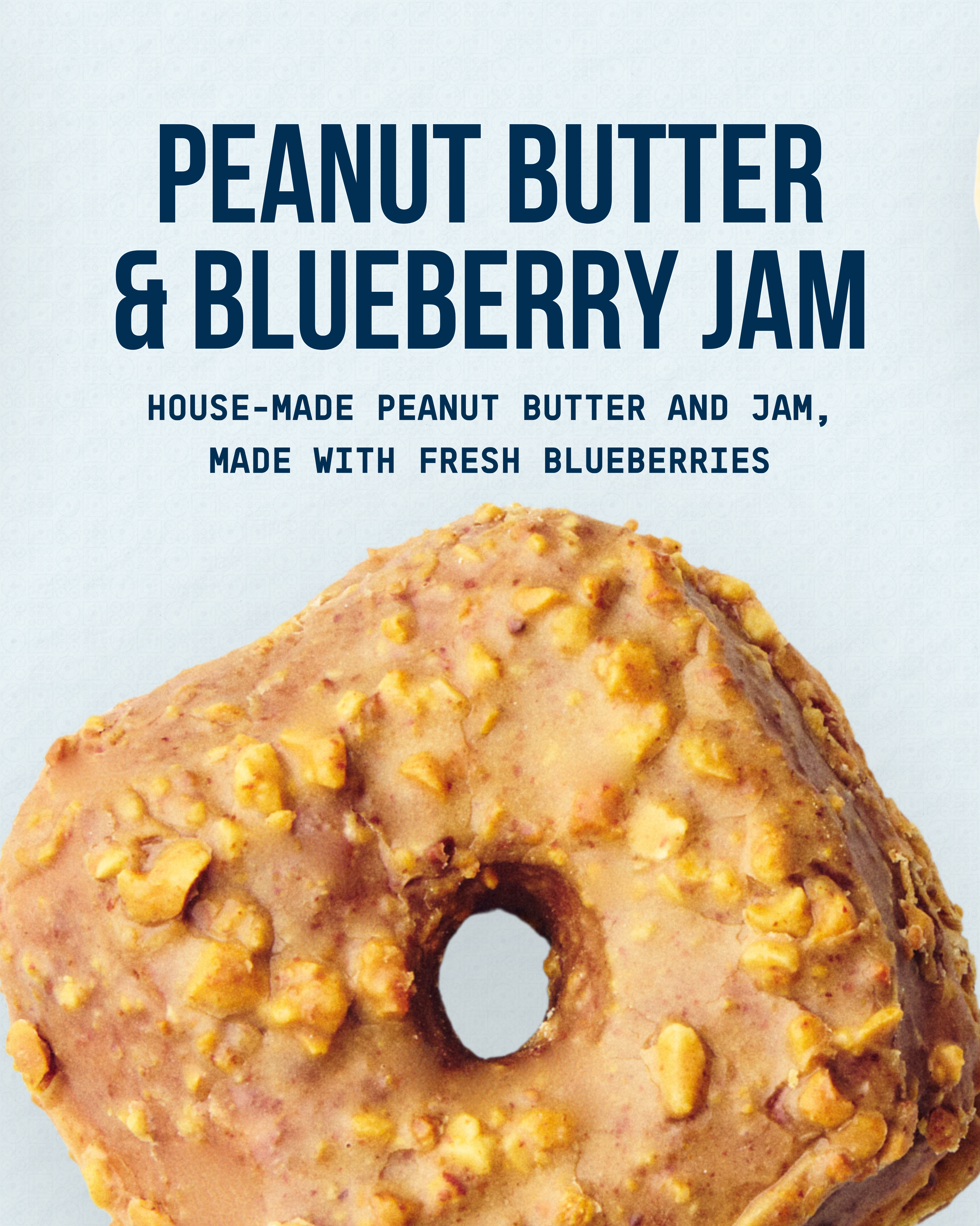 Peanut Butter & Blueberry Jam Doughnut from Doughnut Plant