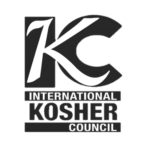 Black-and-white logo of the IKC International Kosher Council, featuring the letters “IKC” above the words “International Kosher Council.”