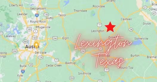 a map of Texas Barbeque Crawl