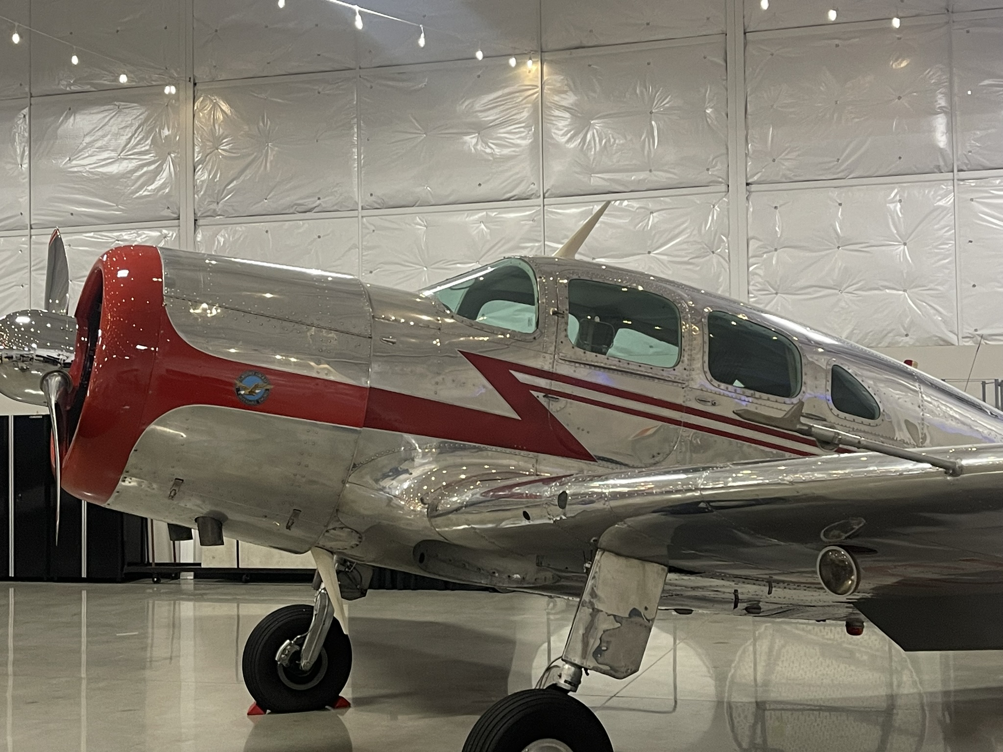a large airplane at an airport
