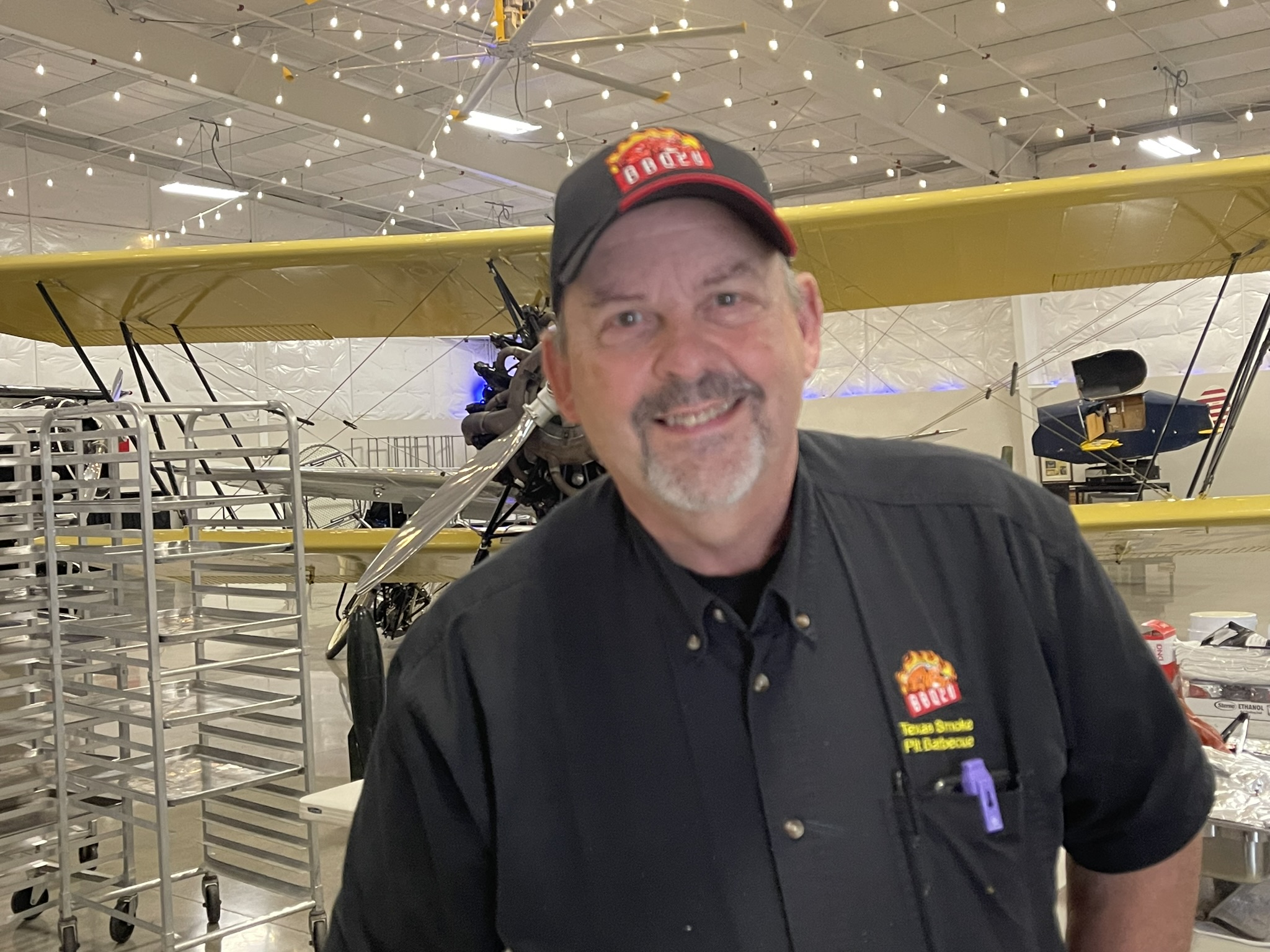 a man smiling for the camera