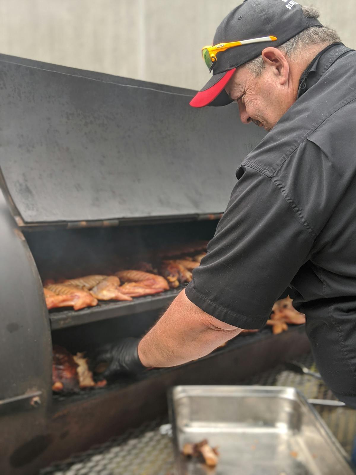 Gary Parker cooking