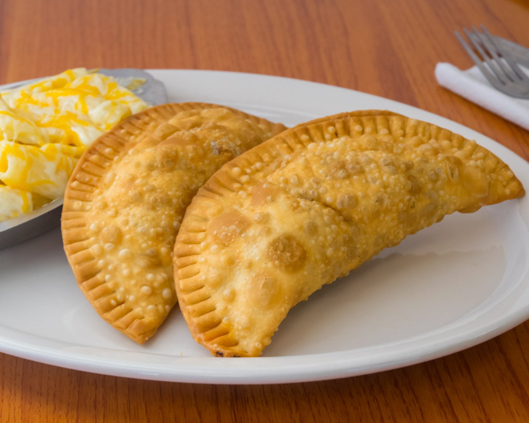 a plate of food on a table
