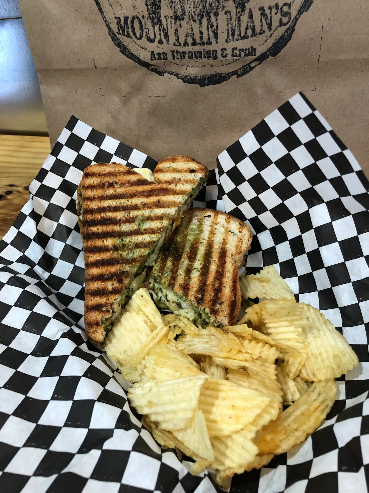 a sandwich sitting on top of a table