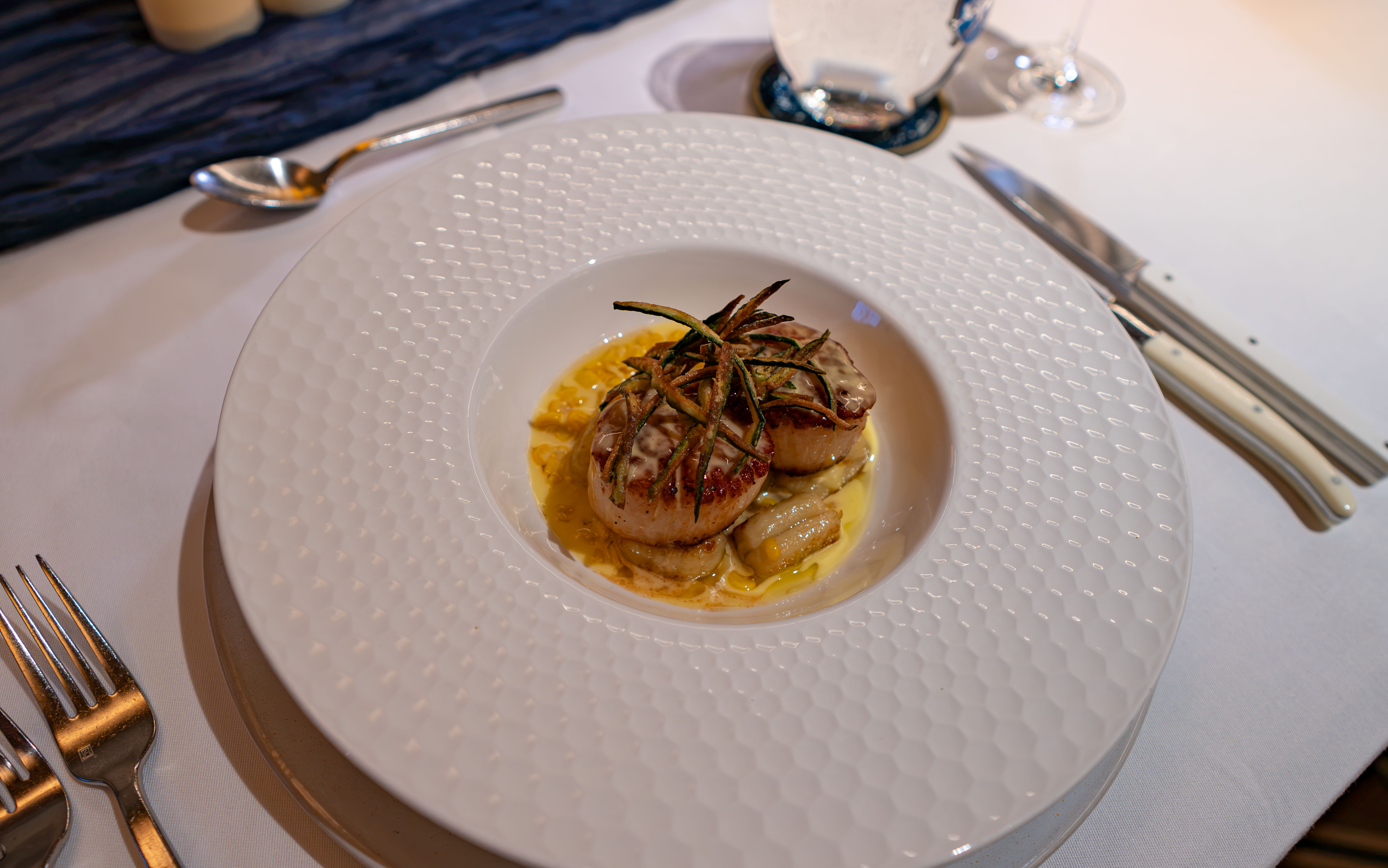 NASA Dining Seared Scallop