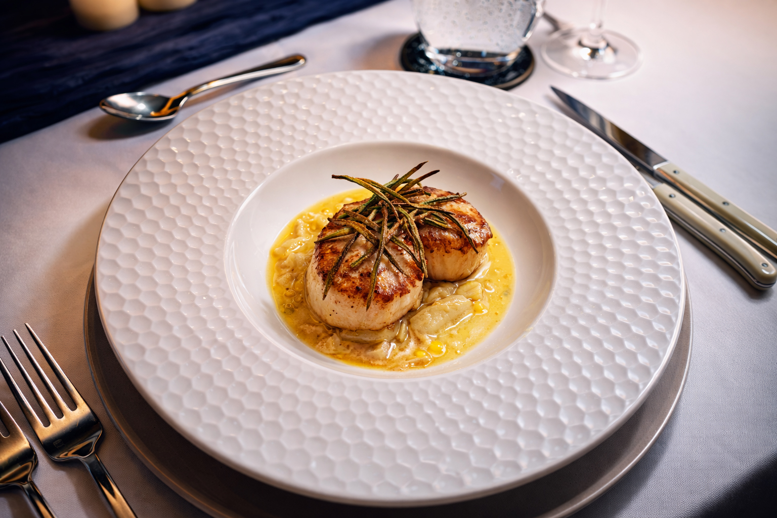 NASA Dinner Scallop Dish