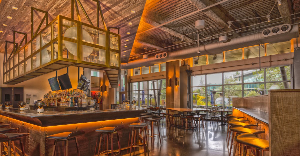 image of an empty bar