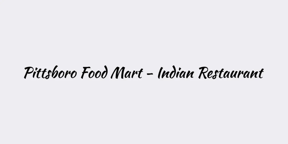 Pittsboro Food Mart cover