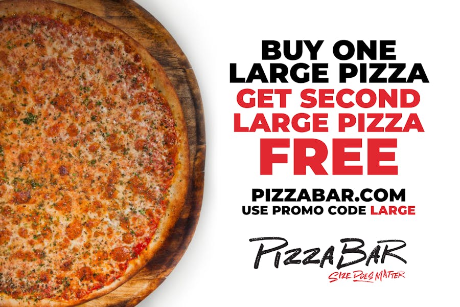 BOGO LARGE Pizza Bar