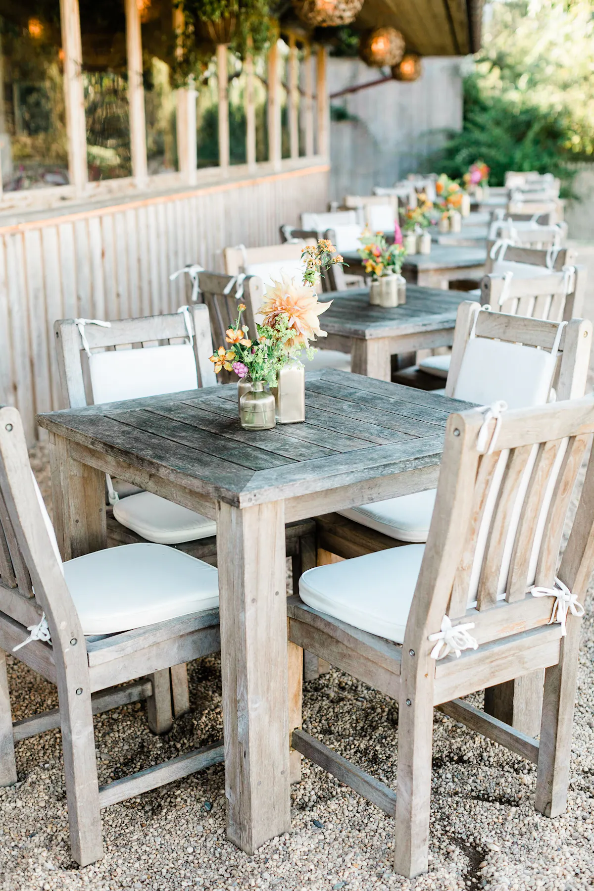 a dining room table
