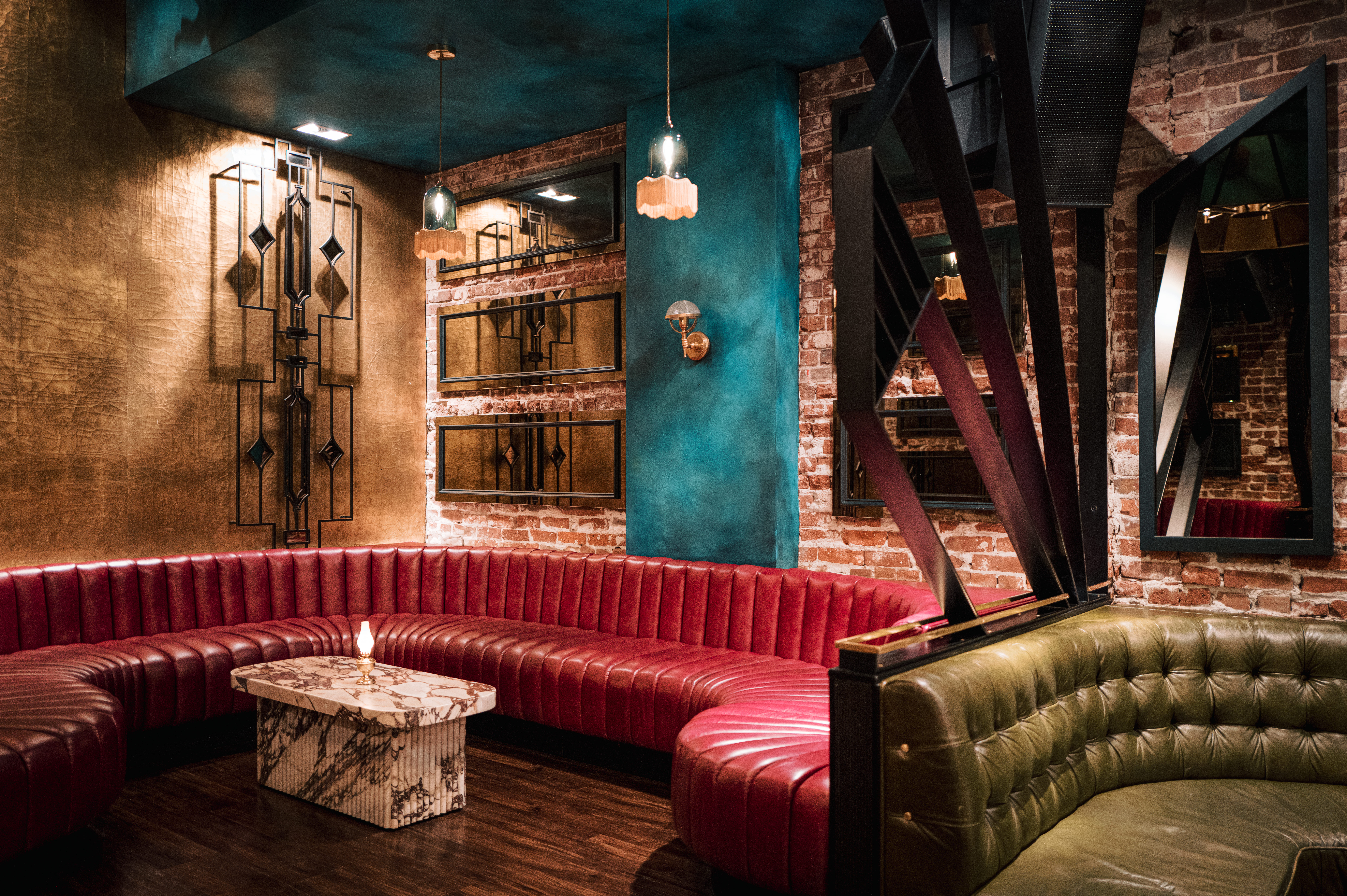 a chair sitting in front of a building