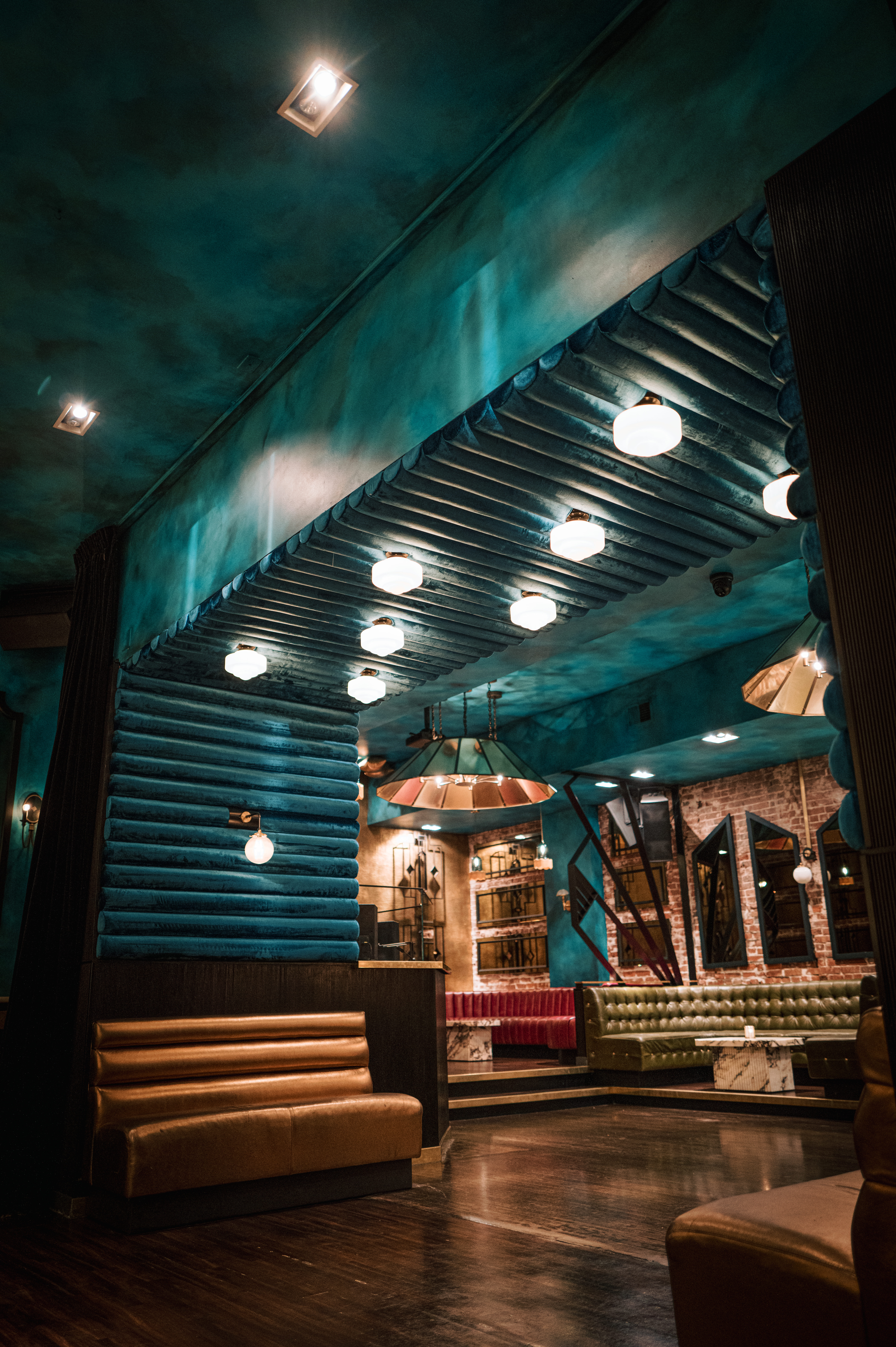 the inside of a building