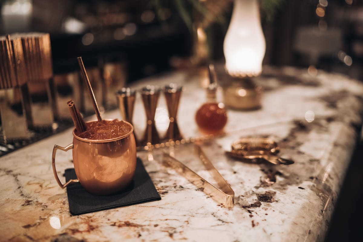 a piece of cake sitting on top of a wooden table