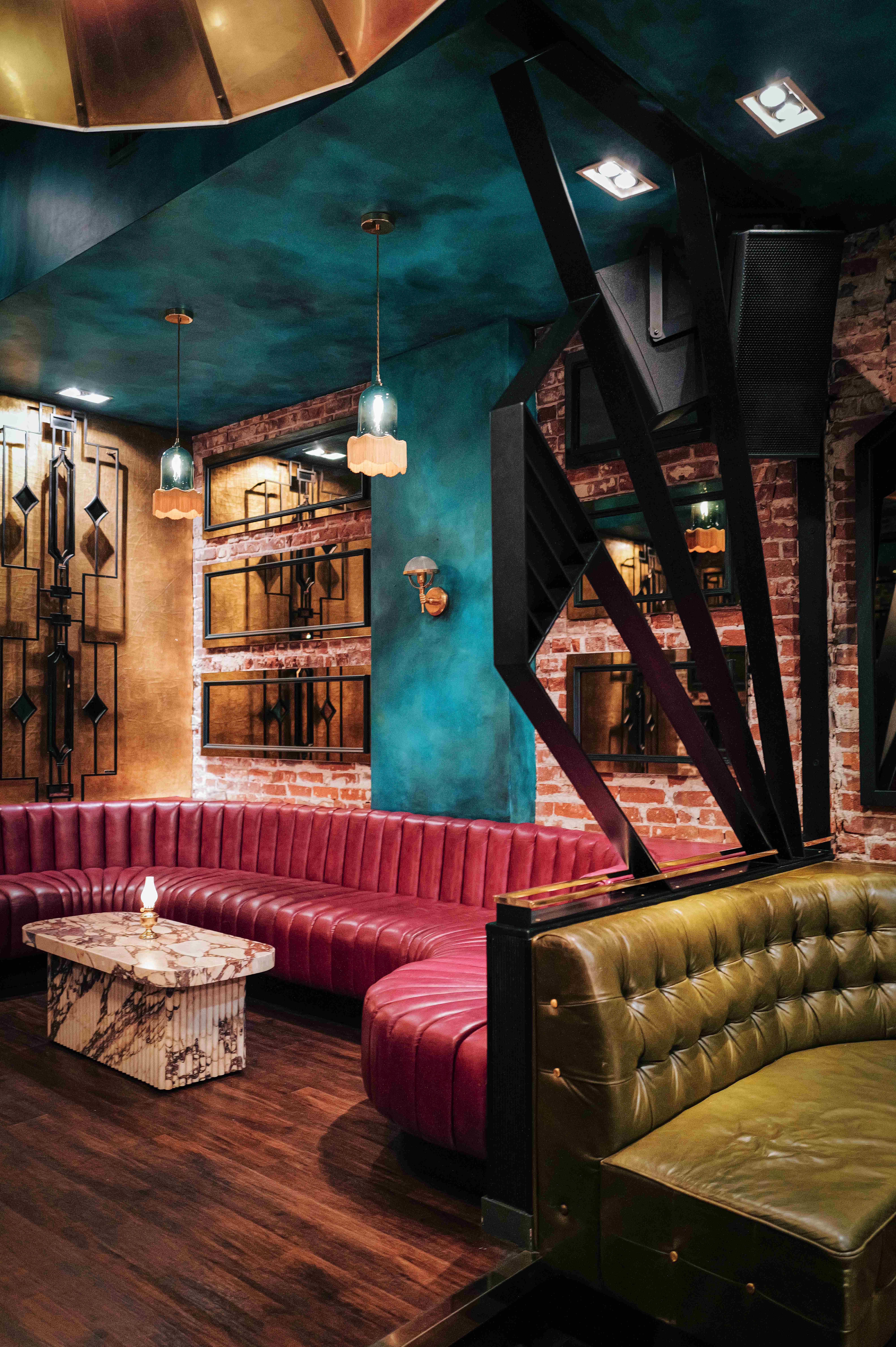 a chair sitting in front of a wooden table