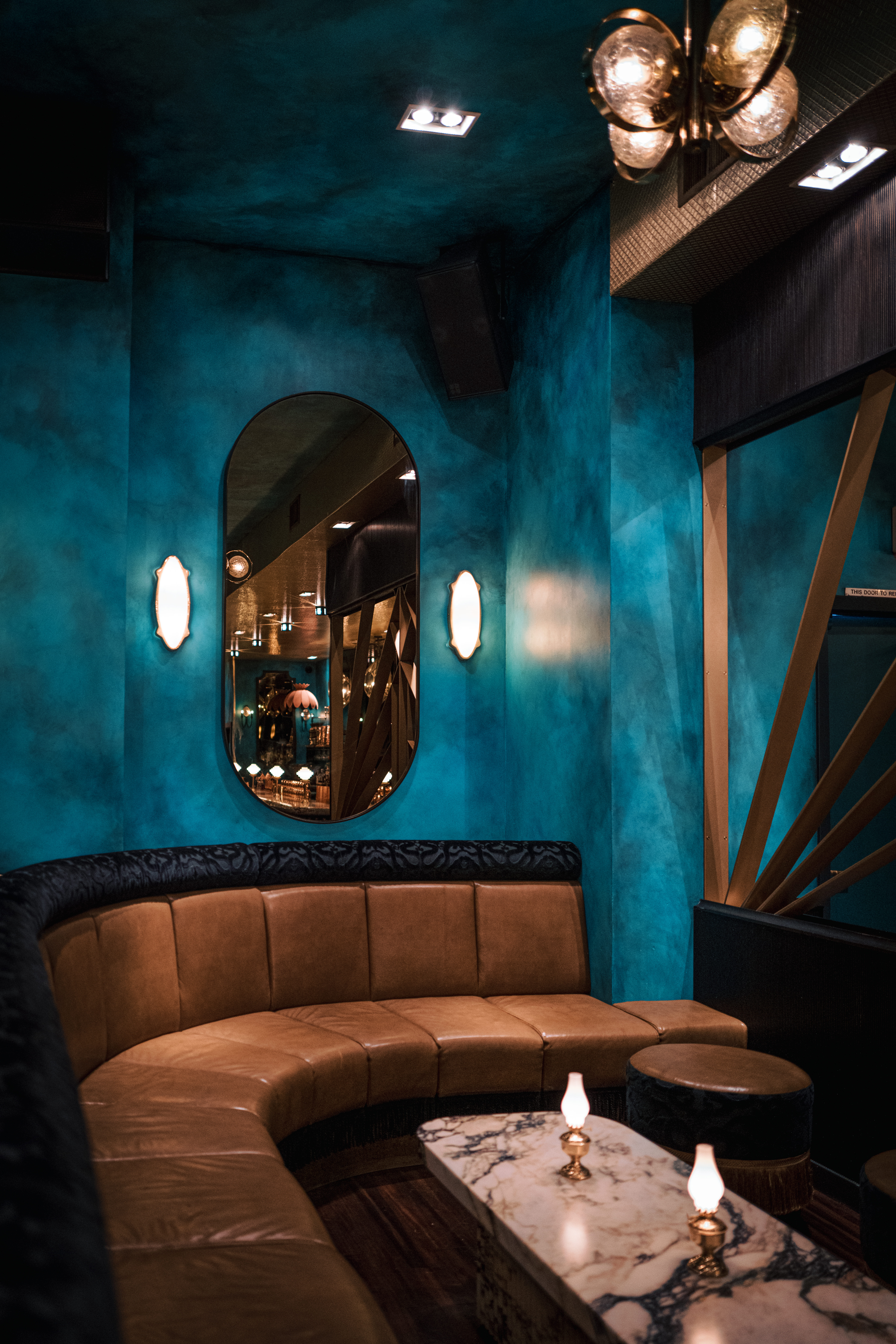 a room with a couch and a tub