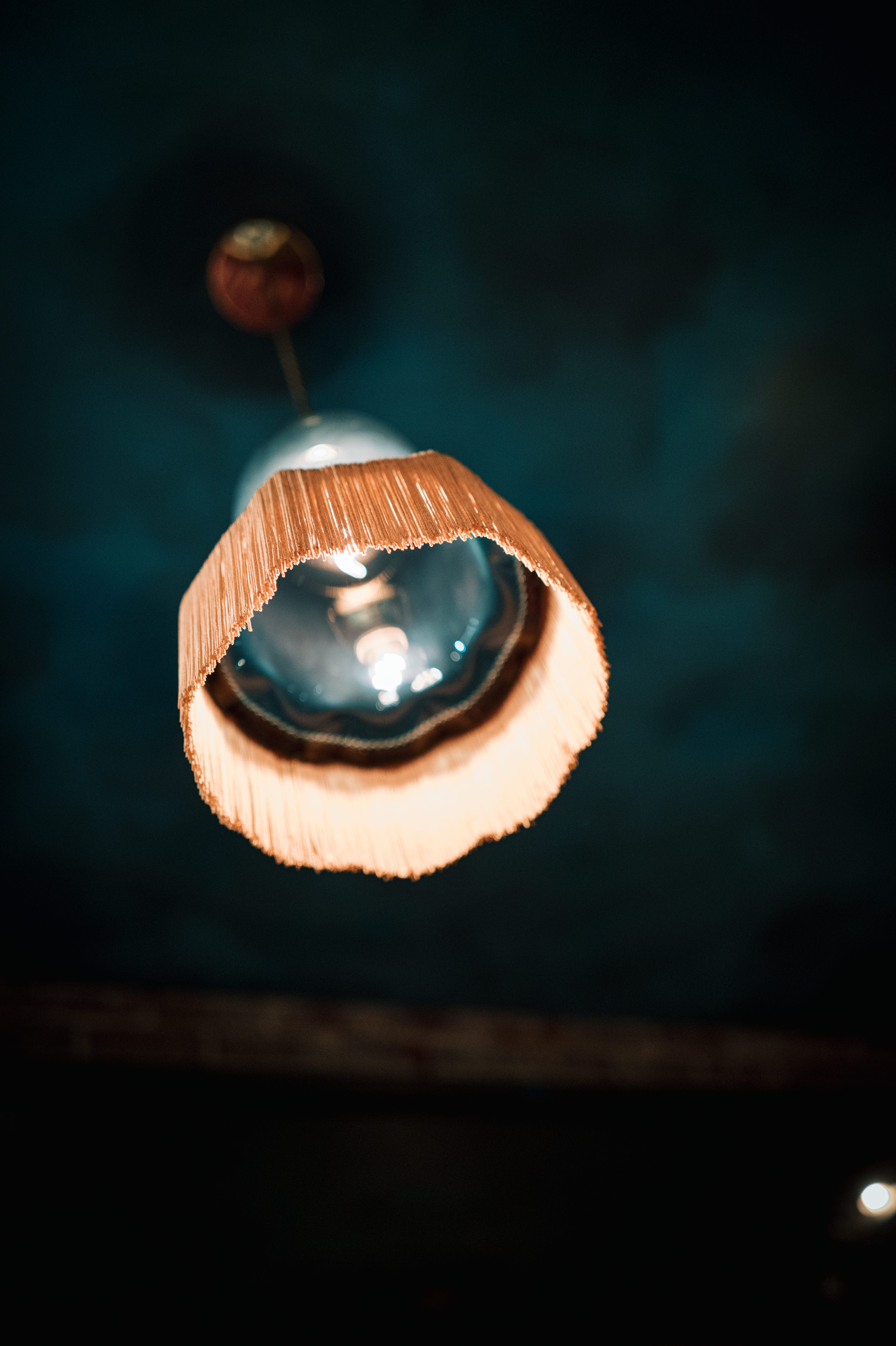 a necklace on a table