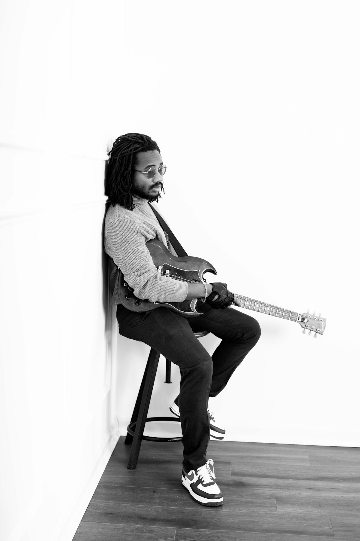 a person sitting in a chair