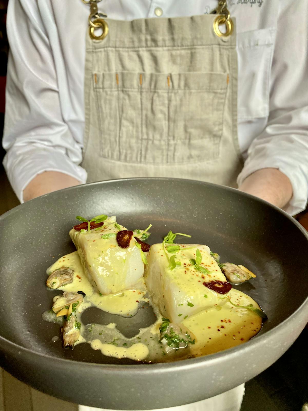 a bowl of food on a plate