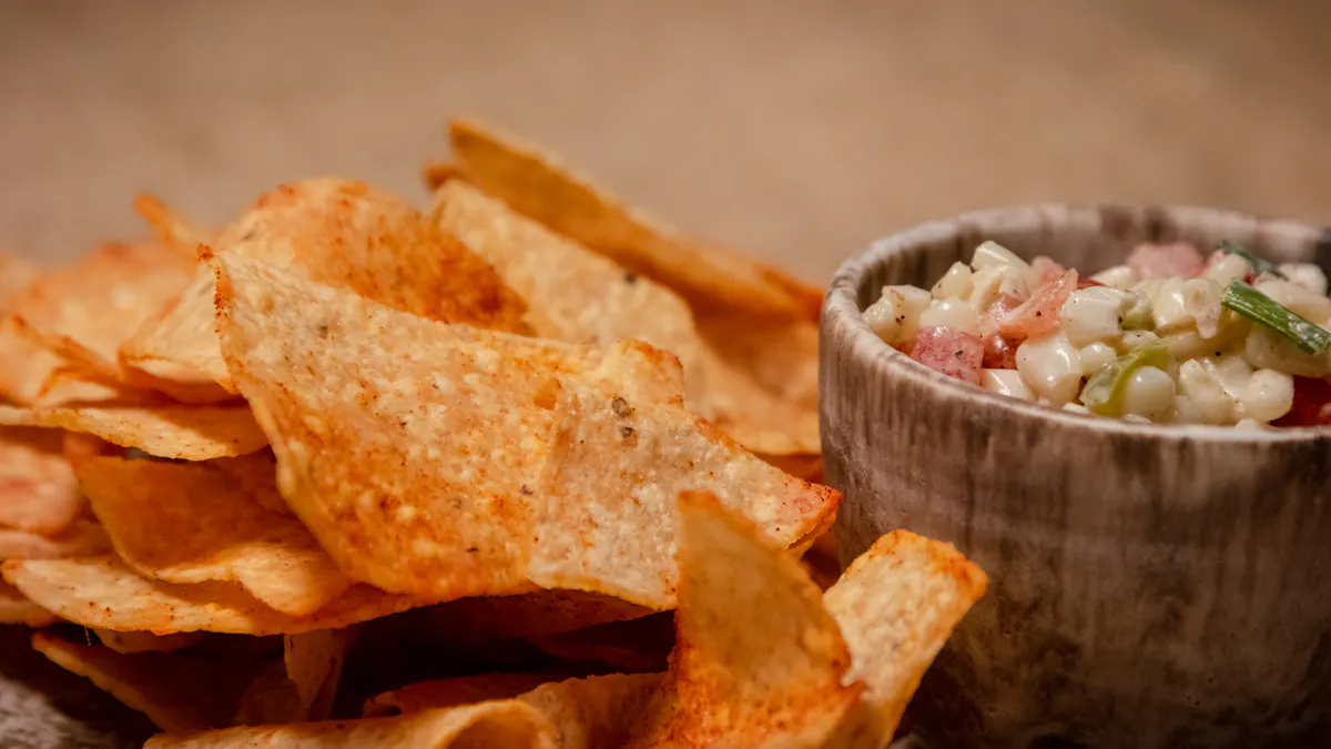 a close up of food