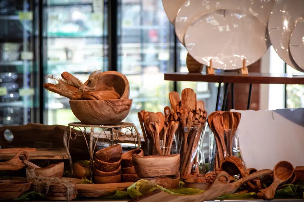 a display in a store window
