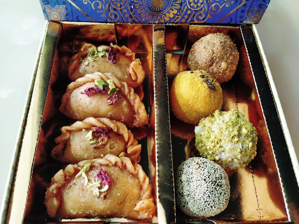 a box filled with different types of food