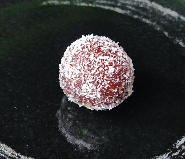 a close up of a chocolate cake