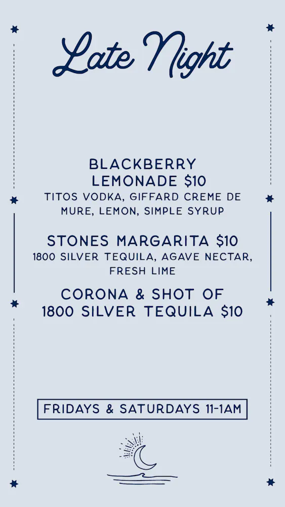 menu close up