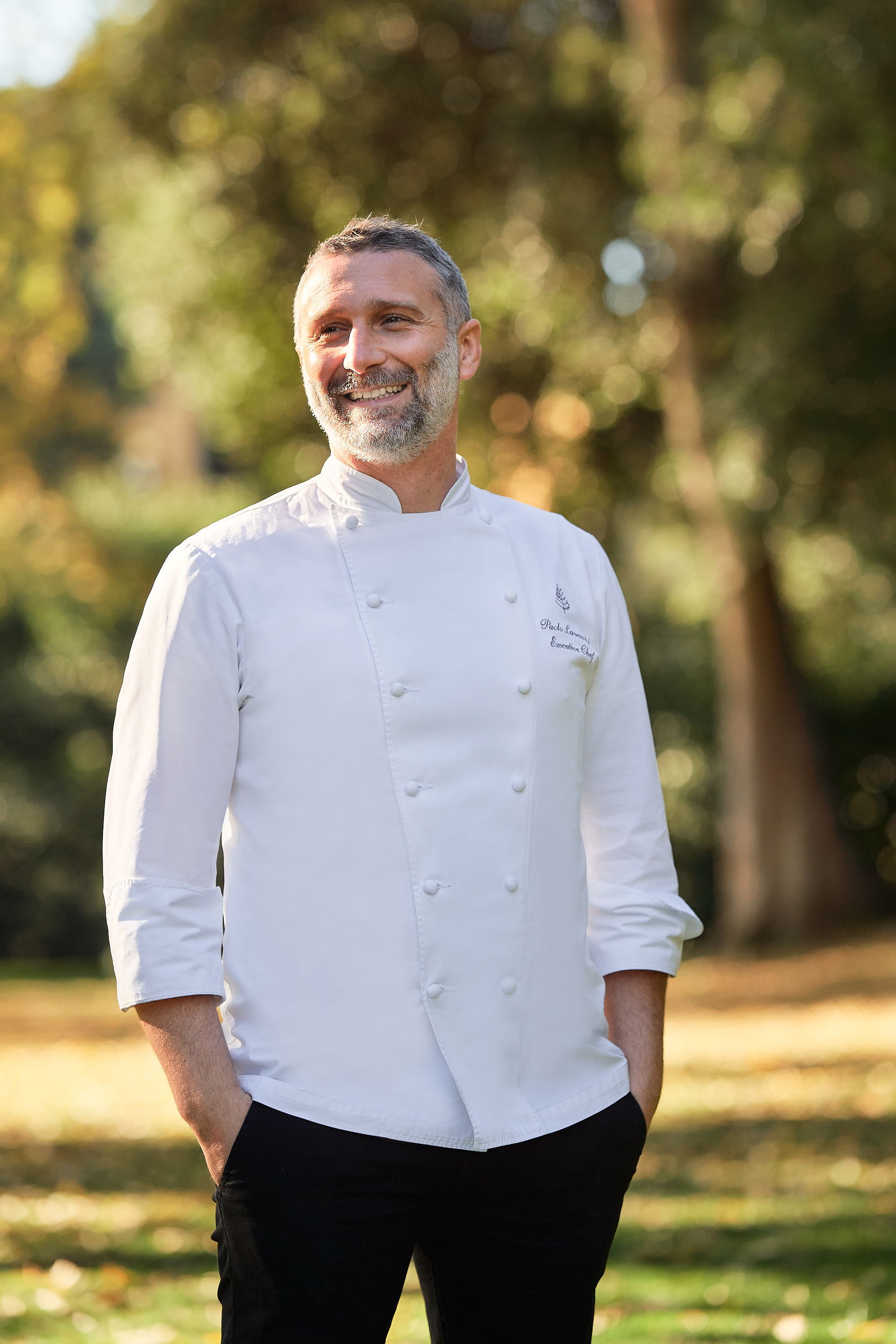 a man standing in a field