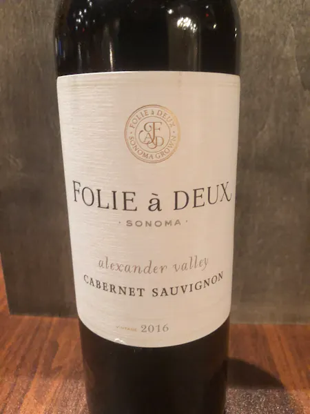 Folie A Deux Cabernet Bistro Romano