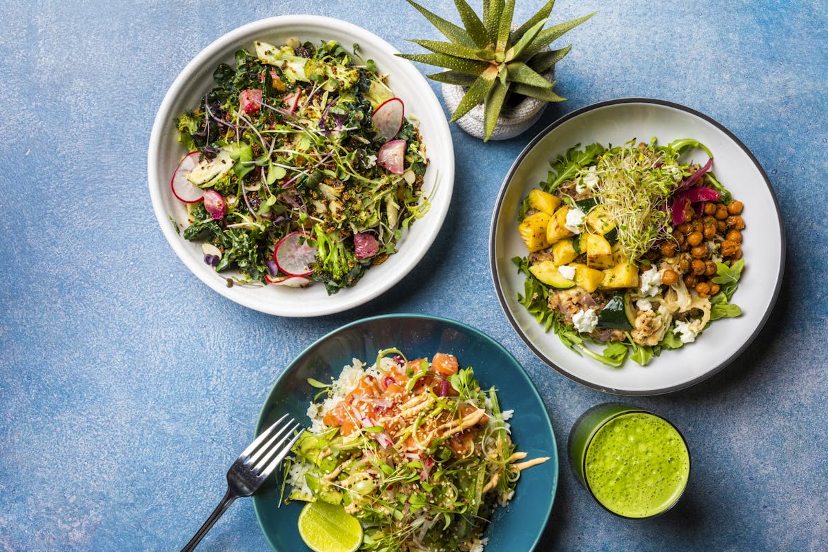 a bowl of food on a plate