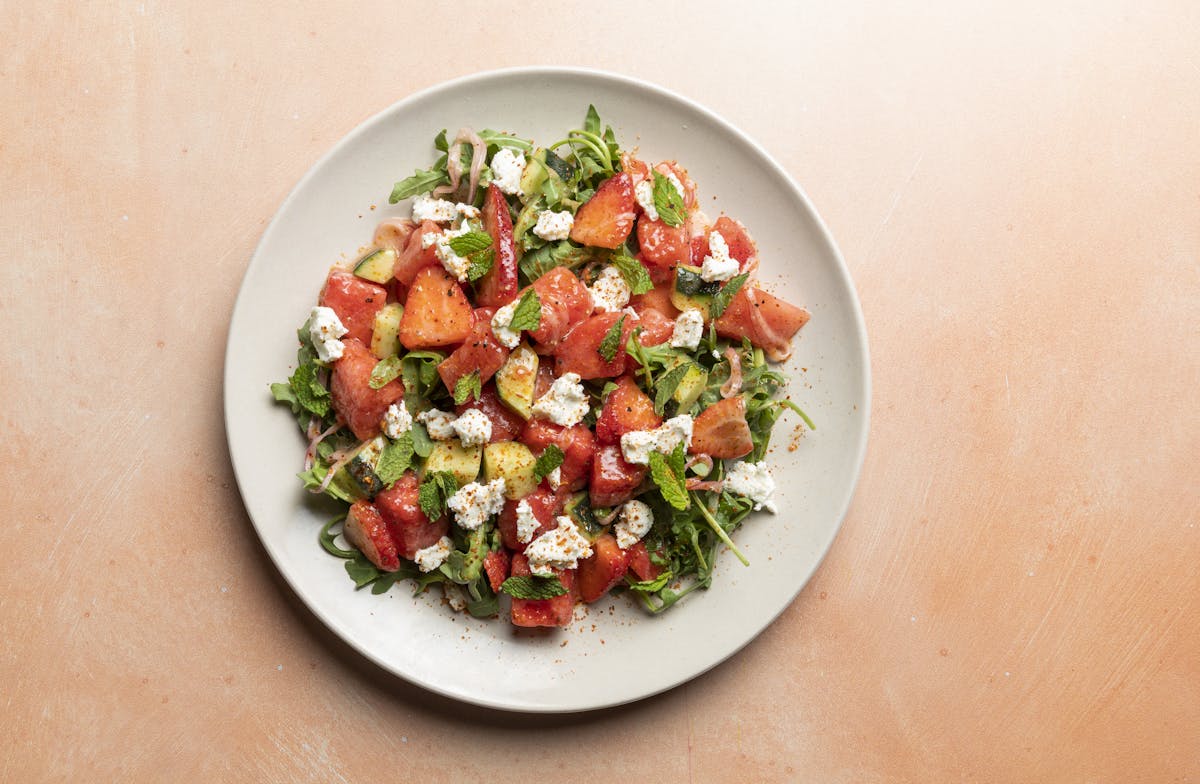 a bowl of food on a plate