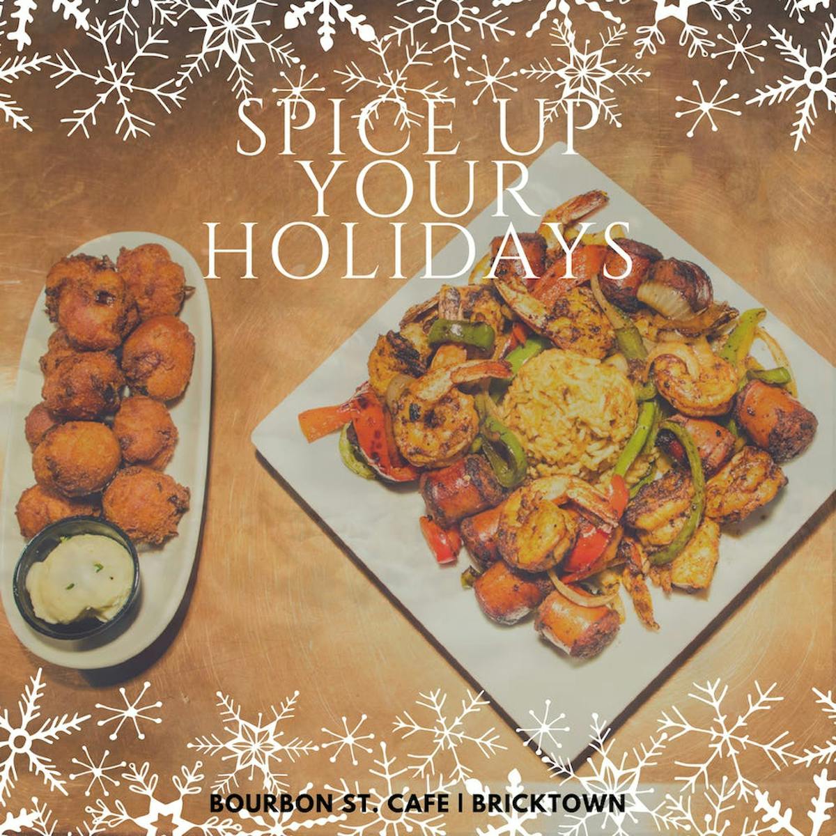 a plate of food on a table