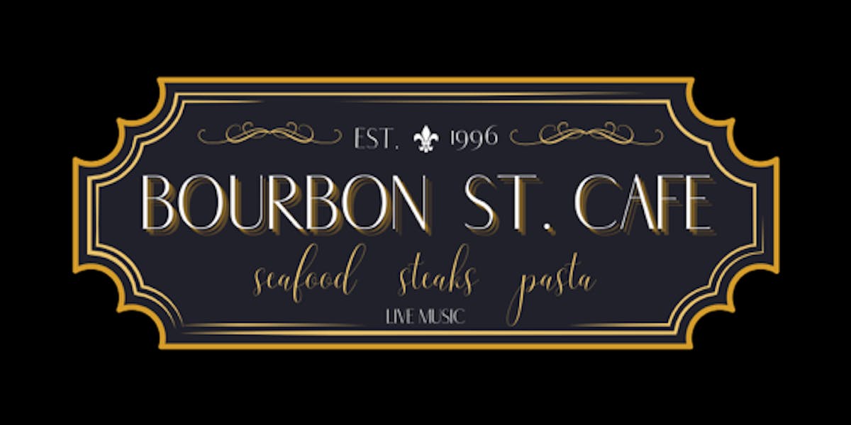 Bourbon St. Cafe restaurant logo - View nutrition facts, calories, and macros for menu items at 211 E 2nd St S, Tulsa, OK 74103
