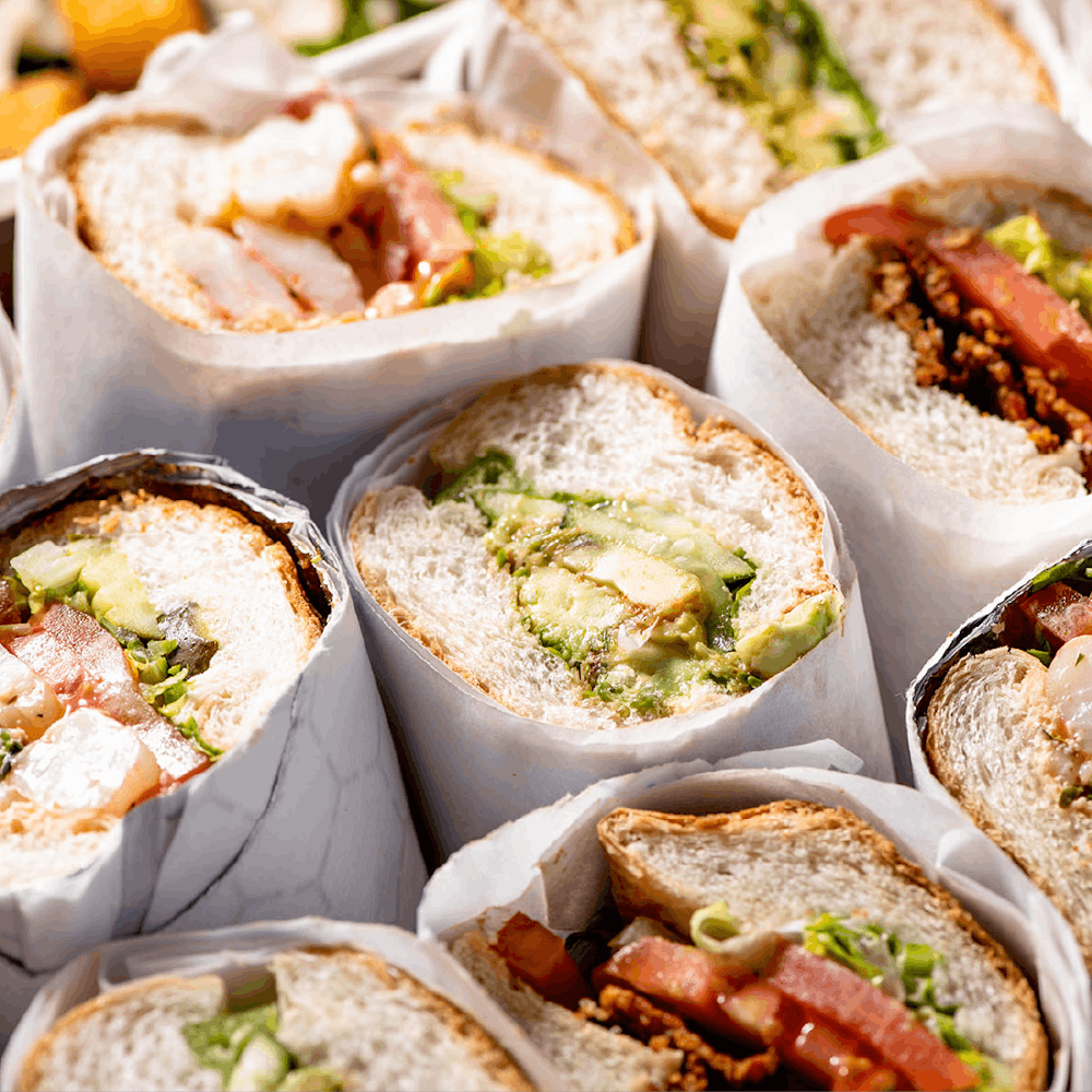 a box filled with different types of food