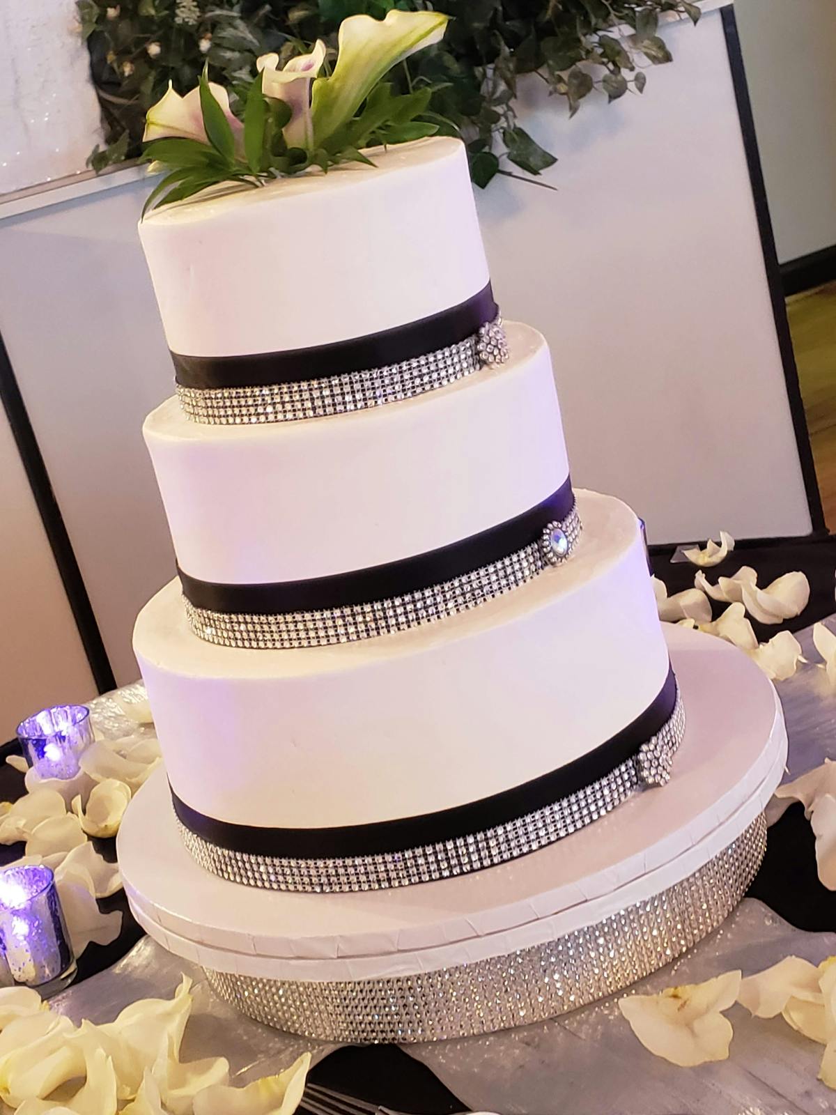 a wedding cake