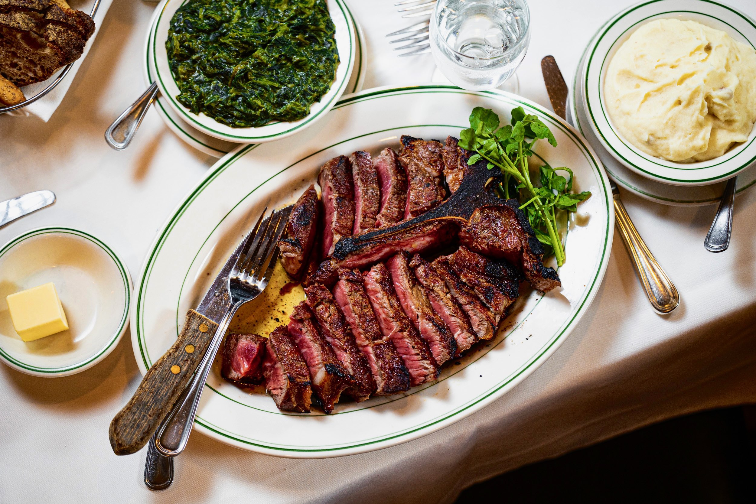 a plate of food on a table