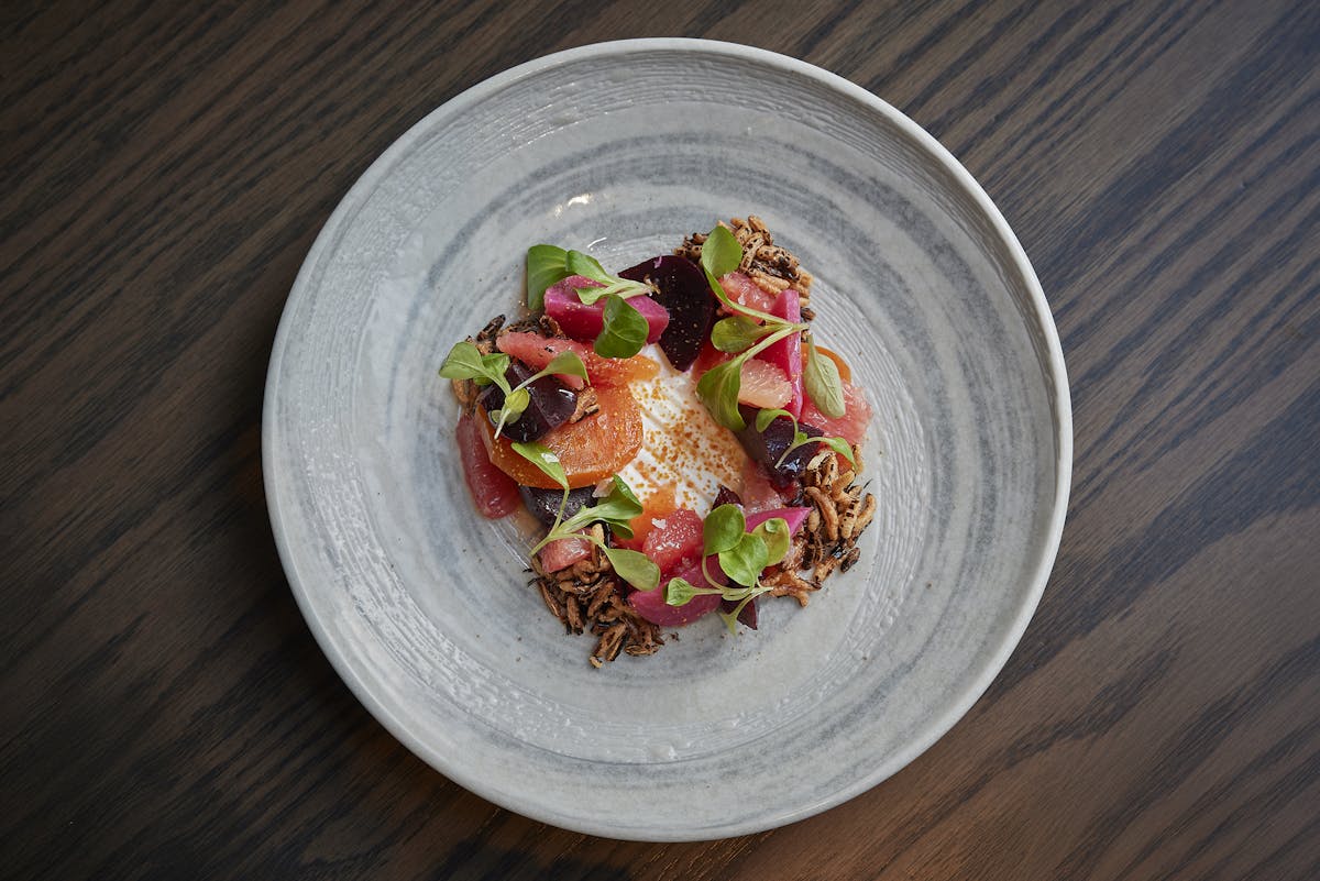 food in a plate