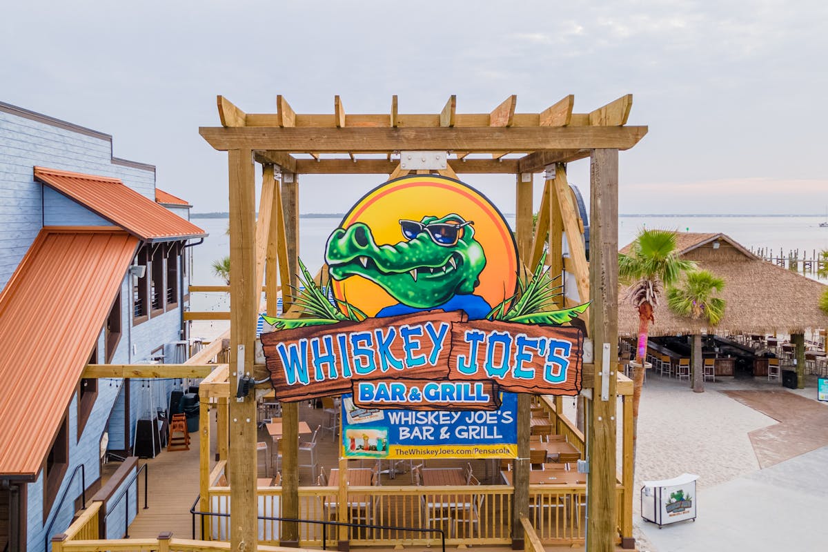 Whiskey Joe's Pensacola Beach sign