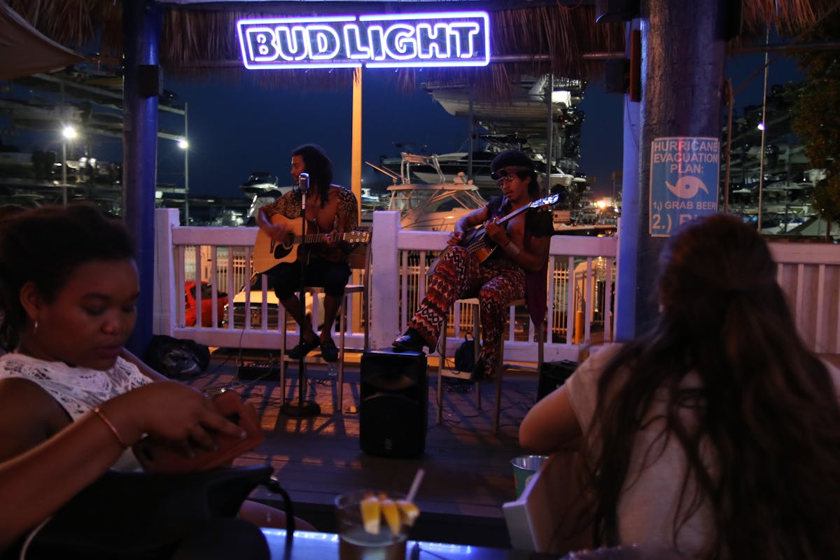 live band with music