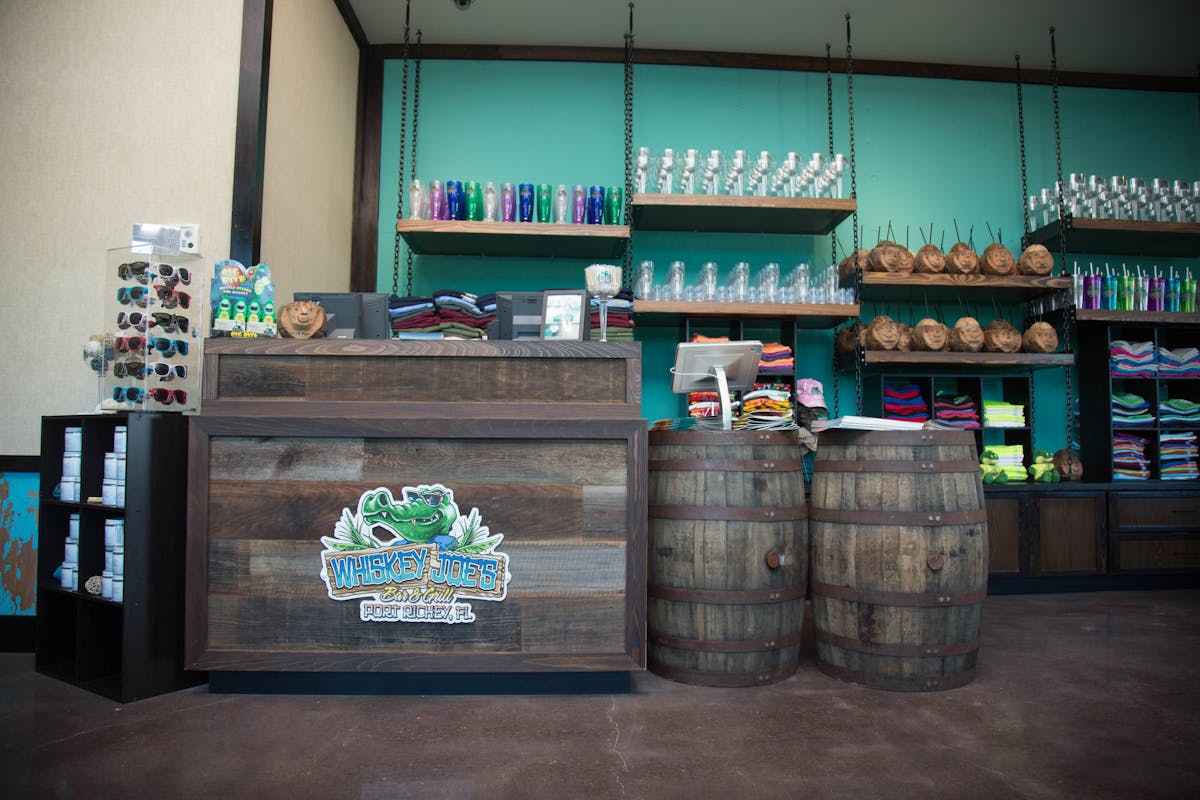 Whiskey Joe's surf shop