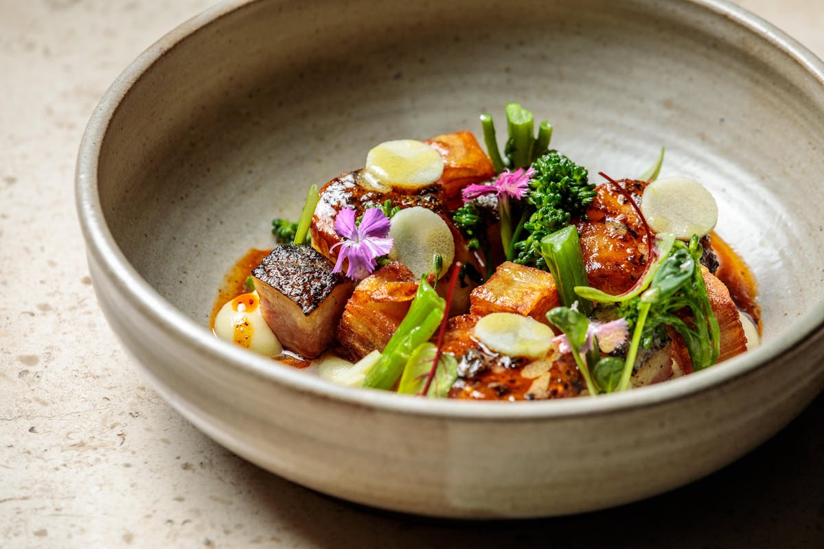 Botanist pan-seared scallops