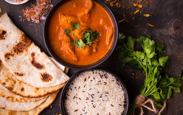 a pot of food